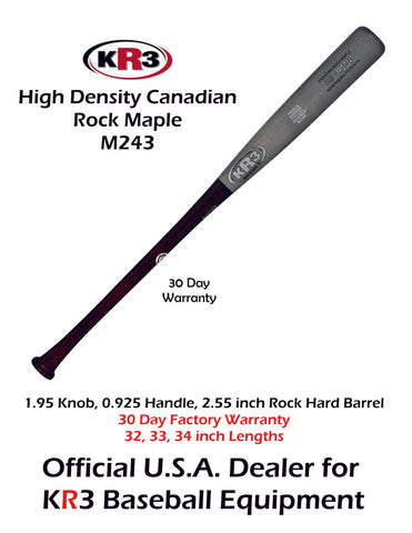 KR3 Maple Wood Composite Baseball Bats M243